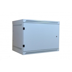 LEXI-Net 19" nástěnný rozvaděč 9U 600x400, nosnost 60 kg, plné dveře, svařovaný, šedý LEXI-Net 19" nástěnný rozvaděč 9U 600x400, nosnost 60 kg, plné dveře, svařovaný, šedý