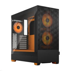 FRACTAL DESIGN skříň Pop Air RGB Orange Core TG Clear Tint, 2x USB 3.0, bez zdroje, ATX FRACTAL DESIGN skříň Pop Air RGB Orange Core TG Clear Tint, 2x USB 3.0, bez zdroje, ATX