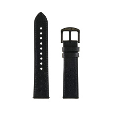 Garett řemínek 22 mm, černý kožený Garett řemínek 22 mm, černý kožený