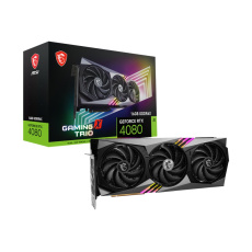 MSI VGA NVIDIA GeForce RTX 4080 GAMING X TRIO 16G, RTX 4080, 16GB GDDR6X, 3xDP, 1xHDMI MSI VGA NVIDIA GeForce RTX 4080 GAMING X TRIO 16G, RTX 4080, 16GB GDDR6X, 3xDP, 1xHDMI
