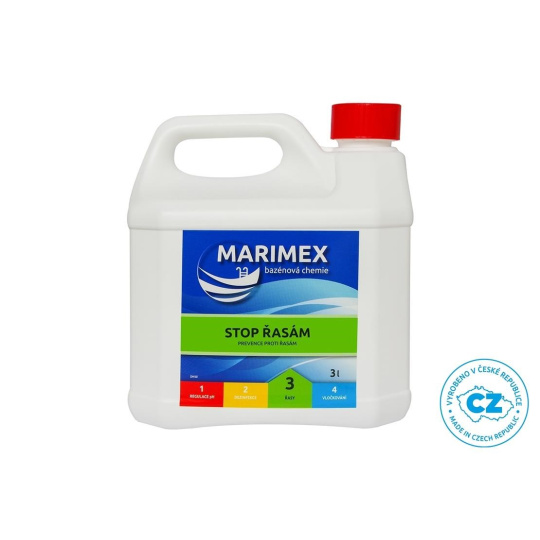 Marimex STOP řasám 3 l - bazénová chemie - ŘASY