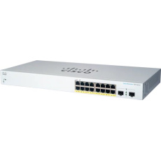 Cisco switch CBS220-16P-2G (16xGbE,2xSFP,16xPoE+,130W,fanless) - REFRESH Cisco switch CBS220-16P-2G (16xGbE,2xSFP,16xPoE+,130W,fanless) - REFRESH