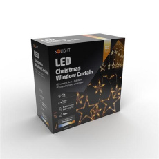 Solight LED vánoční závěs, hvězdy, šíře 1,8m, 77LED, IP20, 3xAA, USB Solight LED vánoční závěs, hvězdy, šíře 1,8m, 77LED, IP20, 3xAA, USB