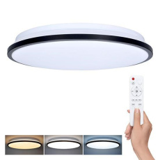 Solight LED osvětlení s dálkovým ovladačem Jamil, 48W, 3360lm, 40cm, změna chromatičnosti, stmívatelné Solight LED osvětlení s dálkovým ovladačem Jamil, 48W, 3360lm, 40cm, změna chromatičnosti, stmívatelné