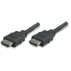 MANHATTAN kabel HDMI s Ethernetem, HEC, ARC, 3D, 4K, stíněný, 15m, Black MANHATTAN kabel HDMI s Ethernetem, HEC, ARC, 3D, 4K, stíněný, 15m, Black