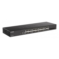 D-Link DGS-2000-28 Managed switch, 24x GbE, 4x RJ45/SFP, fanless D-Link DGS-2000-28 Managed switch, 24x GbE, 4x RJ45/SFP, fanless