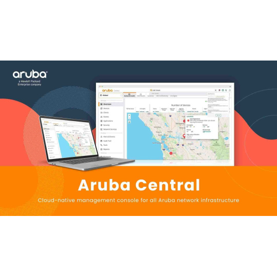 Aruba Central 63xx/38xx Switch Foundation 7 year Subscription E-STU