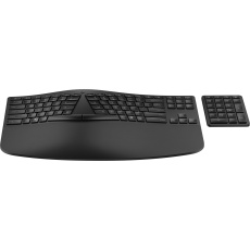 HP 960 Black Ergonomic Wireless Keyboard - bezdrátová ergonomická klávesnice CZ/SK HP 960 Black Ergonomic Wireless Keyboard - bezdrátová ergonomická klávesnice CZ/SK