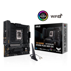 ASUS MB Sc LGA1700 TUF GAMING B760M-PLUS WIFI D4, Intel B760, 4xDDR4, 1xDP, 1xHDMI, WI-FI, mATX ASUS MB Sc LGA1700 TUF GAMING B760M-PLUS WIFI D4, Intel B760, 4xDDR4, 1xDP, 1xHDMI, WI-FI, mATX