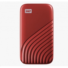 SanDisk WD My Passport SSD externí 2TB , USB-C 3.2 ,1050/1000MB/s R/W PC & Mac ,Red SanDisk WD My Passport SSD externí 2TB , USB-C 3.2 ,1050/1000MB/s R/W PC & Mac ,Red