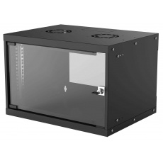 Intellinet 19" BASIC rozvaděč 6U/400mm, černý, rozložený flatpack Intellinet 19" BASIC rozvaděč 6U/400mm, černý, rozložený flatpack
