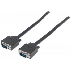 MANHATTAN kabel SVGA k monitoru, HD15 Male / HD15 Male, 1.8m, Black MANHATTAN kabel SVGA k monitoru, HD15 Male / HD15 Male, 1.8m, Black
