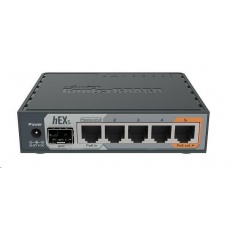 MikroTik RouterBOARD hEX S, 880MHz dual-core CPU, 256MB RAM, 5x LAN, 1x SFP, PoE in/out,USB,microSD slot, vč. L4 licence MikroTik RouterBOARD hEX S, 880MHz dual-core CPU, 256MB RAM, 5x LAN, 1x SFP, PoE in/out,USB,microSD slot, vč. L4 licence