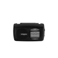 Orava T-120 B přenosný rádio přijímač, 1 W, výstup na sluchátka, AM & FM rádio, anténa, černá Orava T-120 B přenosný rádio přijímač, 1 W, výstup na sluchátka, AM & FM rádio, anténa, černá