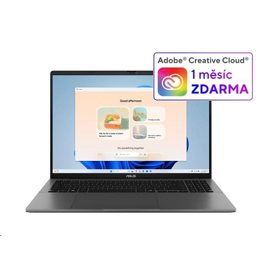 ASUS NTB Vivobook S16 (S3607VA-RP107W), Core 5 210H, 16" 1920x1200, 16GB, 512GB SSD, UHD, W11 Home, Matte Gray ASUS NTB Vivobook S16 (S3607VA-RP107W), Core 5 210H, 16" 1920x1200, 16GB, 512GB SSD, UHD, W11 Home, Matte Gray