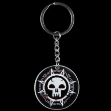 Konix Magic: The Gathering "Black Mana" Metal Keychain Konix Magic: The Gathering "Black Mana" Metal Keychain