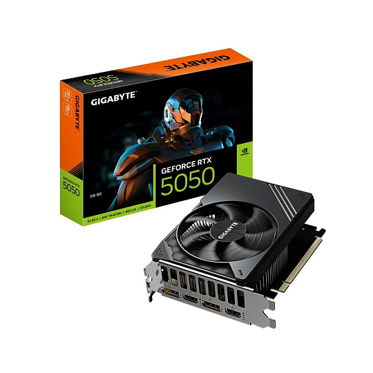 BAZAR - GIGABYTE VGA NVIDIA GeForce RTX 5050 D6 8G, RTX 5050, 8G GDDR6, 2xDP, 2xHDMI - Rozbaleno (Komplet) BAZAR - GIGABYTE VGA NVIDIA GeForce RTX 5050 D6 8G, RTX 5050, 8G GDDR6, 2xDP, 2xHDMI - Rozbaleno (Komplet)