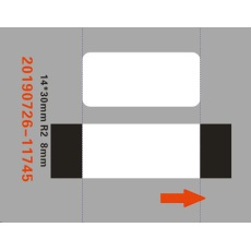 Niimbot štítky EP 14x30mm 210ks Transparent pro D11 a D110 Niimbot štítky EP 14x30mm 210ks Transparent pro D11 a D110