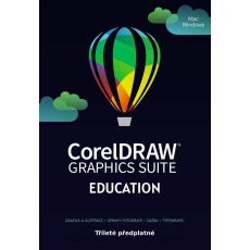 CorelDRAW Graphics Suite Edu 3 roky obnova pronájmu licence (5-50) (Windows/MAC) EN/FR/DE/IT/SP/BP/NL/CZ/PL