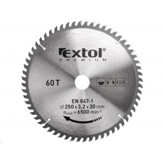 Extol Premium (8803242) kotouč pilový s SK plátky, 250x2,2x30mm, 60T Extol Premium (8803242) kotouč pilový s SK plátky, 250x2,2x30mm, 60T