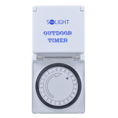 Solight časový spínač, venkovní, 24 h., 1 režim Solight časový spínač, venkovní, 24 h., 1 režim