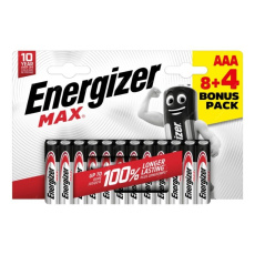 Energizer LR03/12 Max AAA 8+4 zdarma Energizer LR03/12 Max AAA 8+4 zdarma