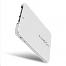 AXAGON RSS-M2SD, SATA - M.2 SATA SSD, interní 2.5" ALU box, stříbrný AXAGON RSS-M2SD, SATA - M.2 SATA SSD, interní 2.5" ALU box, stříbrný