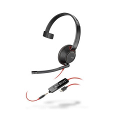 Poly Blackwire 5210 náhlavní souprava, 3.5 mm jack + USB-C/A adaptér, mono Poly Blackwire 5210 náhlavní souprava, 3.5 mm jack + USB-C/A adaptér, mono