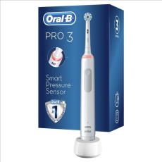 Oral-B PRO 3 3000 Sensitive Clean White Zubní kartáček Oral-B PRO 3 3000 Sensitive Clean White Zubní kartáček