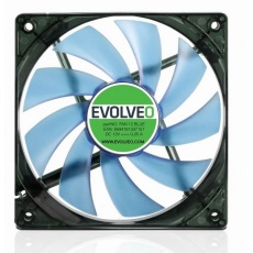EVOLVEO 12L1BL ventilátor 120mm, 4 LED modrý, 3pin EVOLVEO 12L1BL ventilátor 120mm, 4 LED modrý, 3pin