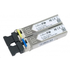 MikroTik SFP (miniGBIC) modul S-35/53LC20D, SM, 20km, 1.25G MikroTik SFP (miniGBIC) modul S-35/53LC20D, SM, 20km, 1.25G