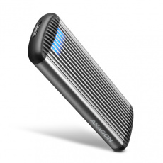 AXAGON EEM2-SA, USB micro-B 3.2 Gen 1 - M.2 SATA SSD kovový RIBBED box, bezšroubkový AXAGON EEM2-SA, USB micro-B 3.2 Gen 1 - M.2 SATA SSD kovový RIBBED box, bezšroubkový