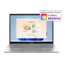 ASUS NTB Vivobook S14 (M3407HA-LY014W), Ryzen 7 260, 14.0" 1920x1200, 16GB, 1TB SSD, AMD Radeon, W11 Home, Cool Silver ASUS NTB Vivobook S14 (M3407HA-LY014W), Ryzen 7 260, 14.0" 1920x1200, 16GB, 1TB SSD, AMD Radeon, W11 Home, Cool Silver