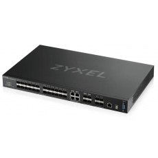 Zyxel XGS4600-32F L3 Managed Switch, 24x SFP, 4x RJ45/SFP, 4x 10G SFP+, stackable, dual PSU Zyxel XGS4600-32F L3 Managed Switch, 24x SFP, 4x RJ45/SFP, 4x 10G SFP+, stackable, dual PSU