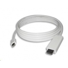 PREMIUMCORD Kabel Mini DisplayPort - HDMI 1m, bílý PREMIUMCORD Kabel Mini DisplayPort - HDMI 1m, bílý