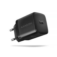 AXAGON ACU-PD20, nabíječka do sítě 20W, 1x port USB-C, PD3.0/PPS/QC4+/AFC/Apple, černá AXAGON ACU-PD20, nabíječka do sítě 20W, 1x port USB-C, PD3.0/PPS/QC4+/AFC/Apple, černá