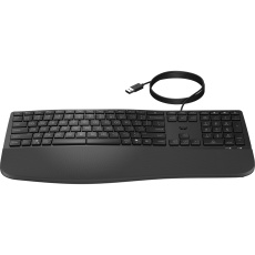HP 485 Comfort Wired Keyboard- CZ/SK HP 485 Comfort Wired Keyboard- CZ/SK