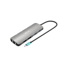 i-tec USB-C Metal Nano 2x HDMI Docking Station, PD 100W i-tec USB-C Metal Nano 2x HDMI Docking Station, PD 100W