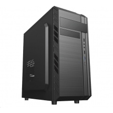EUROCASE skříň ML X501 EVO black, 1x USB 3.0, 2x USB 2.0, audio, bez zdroje EUROCASE skříň ML X501 EVO black, 1x USB 3.0, 2x USB 2.0, audio, bez zdroje