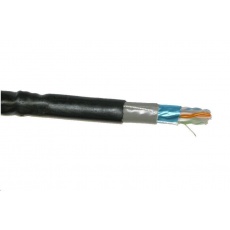 FTP kabel PlanetElite, Cat6, drát, dvojitý venkovní PE+PVC, Dca, černý, 500m, cívka FTP kabel PlanetElite, Cat6, drát, dvojitý venkovní PE+PVC, Dca, černý, 500m, cívka