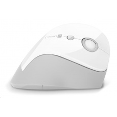 CONNECT IT FOR HEALTH ergonomická vertikální myš, (+ 1x AA baterie zdarma), bezdrátová, BÍLÁ CONNECT IT FOR HEALTH ergonomická vertikální myš, (+ 1x AA baterie zdarma), bezdrátová, BÍLÁ