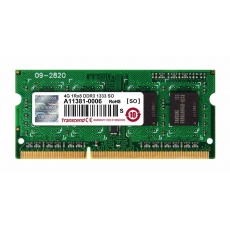 TRANSCEND SODIMM DDR3 4GB 1333MHz 1Rx8 CL9 TRANSCEND SODIMM DDR3 4GB 1333MHz 1Rx8 CL9