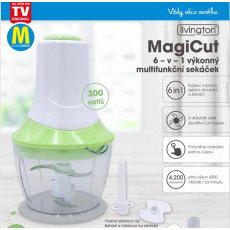 BAZAR - Livington MagiCut - 6v1 výkonný multifunkční sekáček - Poškozený obal (Komplet) BAZAR - Livington MagiCut - 6v1 výkonný multifunkční sekáček - Poškozený obal (Komplet)