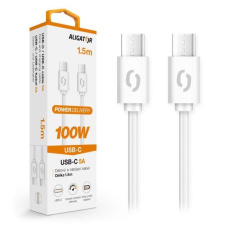 ALIGATOR datový kabel POWER 100W, USB-C/USB-C 5A, délka 1,5 m, bílá ALIGATOR datový kabel POWER 100W, USB-C/USB-C 5A, délka 1,5 m, bílá