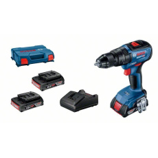 Bosch GSB 18V-50 + 3× GBA 2,0Ah + GAL 18V-20 v L-Case profesionální sada Bosch GSB 18V-50 + 3× GBA 2,0Ah + GAL 18V-20 v L-Case profesionální sada