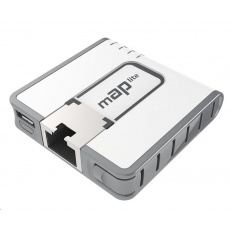 MikroTik RouterBOARD mAP lite, 650MHz CPU, 64MB RAM, 1x LAN, 2.4GHz Wi-Fi, 802.11b/g/n, vč. L4 licence MikroTik RouterBOARD mAP lite, 650MHz CPU, 64MB RAM, 1x LAN, 2.4GHz Wi-Fi, 802.11b/g/n, vč. L4 licence
