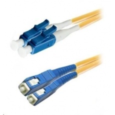 Duplexní patch kabel SM 9/125, OS2, LC-SC, LS0H, 10m Duplexní patch kabel SM 9/125, OS2, LC-SC, LS0H, 10m