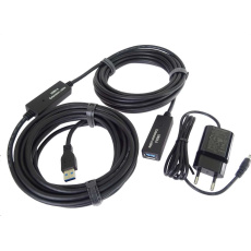 PremiumCord USB 3.0 repeater a prodlužovací kabel A/M-A/F 20m PremiumCord USB 3.0 repeater a prodlužovací kabel A/M-A/F 20m