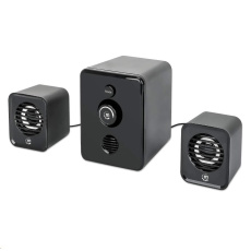 MANHATTAN Reproduktory Bluetooth RGB LED 2.1 Desktop USB Speaker System MANHATTAN Reproduktory Bluetooth RGB LED 2.1 Desktop USB Speaker System