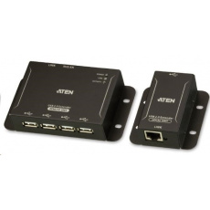 ATEN 4-port USB 2.0 extender po Cat5/Cat5e/Cat6 do 50m ATEN 4-port USB 2.0 extender po Cat5/Cat5e/Cat6 do 50m